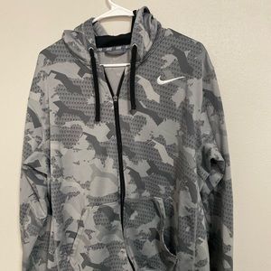 Nike Fleece Dry fit zip up hoodie